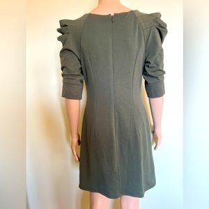 Gently used warm green dress size 6 Jessica Simpson